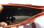 Gorgeous RED ORANGE Skin Handbag