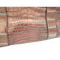 XXL COPPER TURQUOISE Soft ALLIGATOR Belly Skin Handbag Satchel OVER