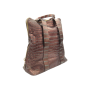 XXL COPPER TURQUOISE Soft ALLIGATOR Belly Skin Handbag Satchel OVER