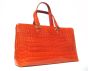 Gorgeous RED ORANGE Skin Handbag