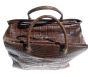 XXL Dark Brown  Travel Bag WEEKENDER - LAURENT EFFEL