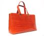 Gorgeous RED ORANGE Skin Handbag