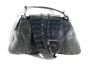 Dramatic Early Black Skin Shoulder Bag