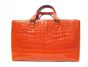 Gorgeous RED ORANGE Skin Handbag