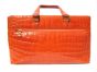 Gorgeous RED ORANGE Skin Handbag