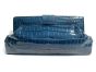XXL 19" BLUE CLUTCH Shoulder Bag - LAMBERTSON TRUEX