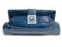 XXL 19" BLUE CLUTCH Shoulder Bag - LAMBERTSON TRUEX
