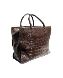 XXL Dark Brown  Travel Bag WEEKENDER - LAURENT EFFEL
