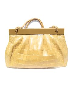 XL Tan Early Skin Shoulder Bag - SUAREZ