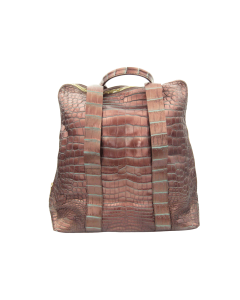 XXL COPPER TURQUOISE Soft ALLIGATOR Belly Skin Handbag Satchel OVER